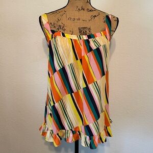 CAbi Skip Halter Top in multi colors Small